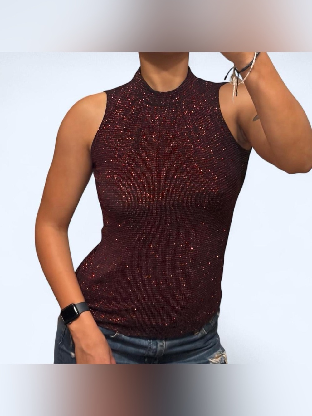 Y2K Goth Red Tank Top by Onyx Nite!